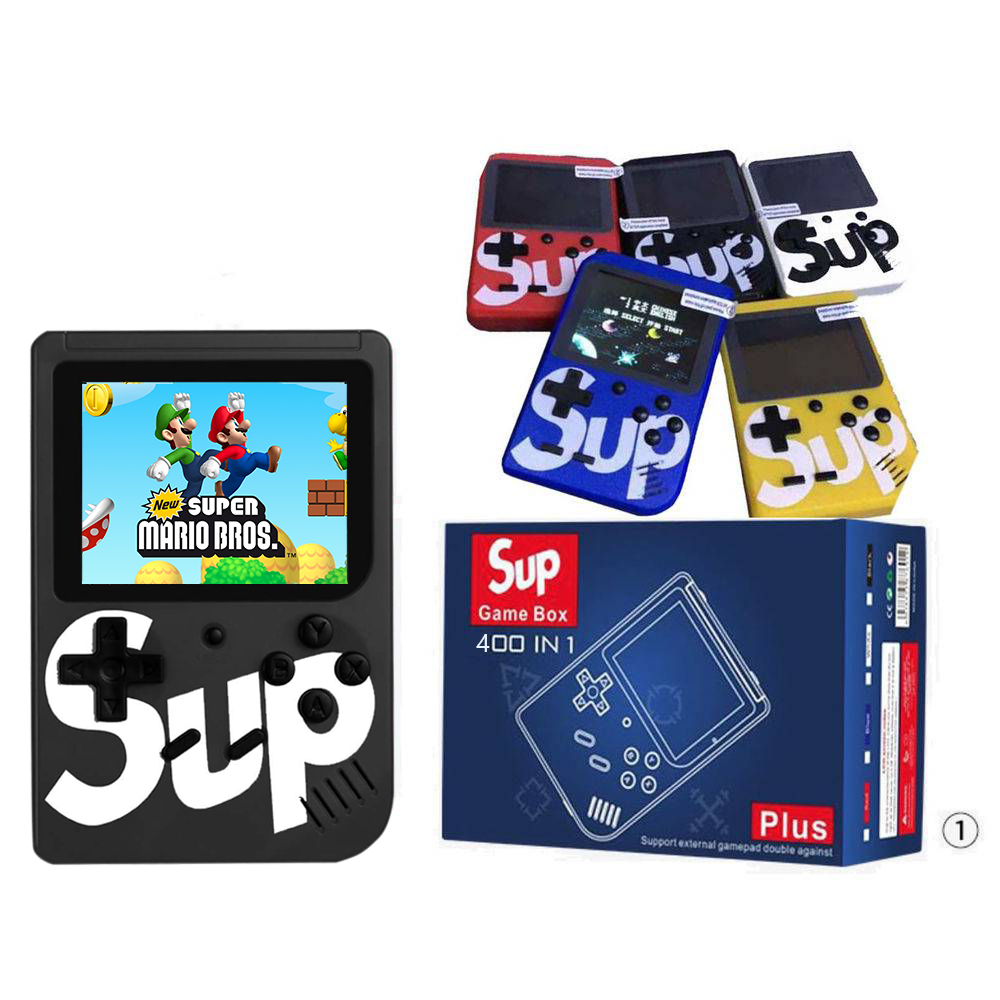 Mini Game Portátil 400 Jogos Retro Sup Game Box Mega Multicores
